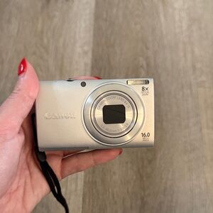 Canon Silver Compact Digital Camera
